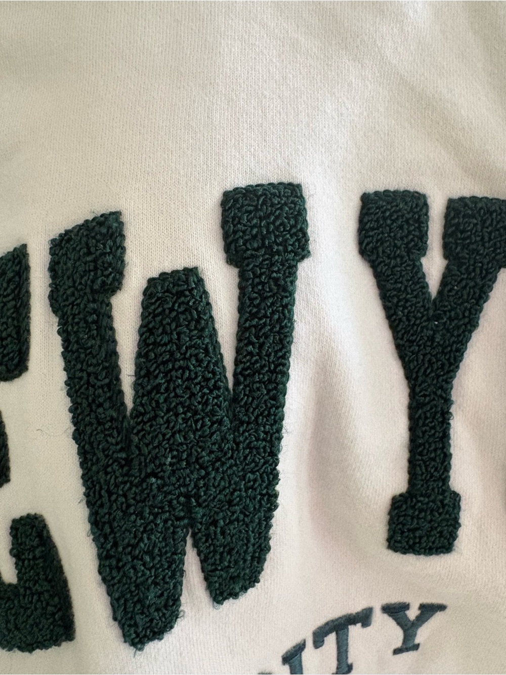 Buttery Soft Chenille “New York City”Sweatshirt  by New York Popular - Picture 3 of 7